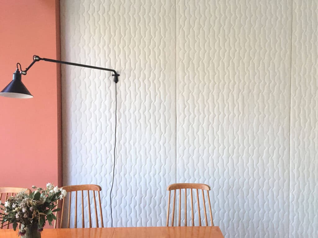 Acoustic Wall - Part of the Made to Measure collection by Textile Designer Veerle Tytgat