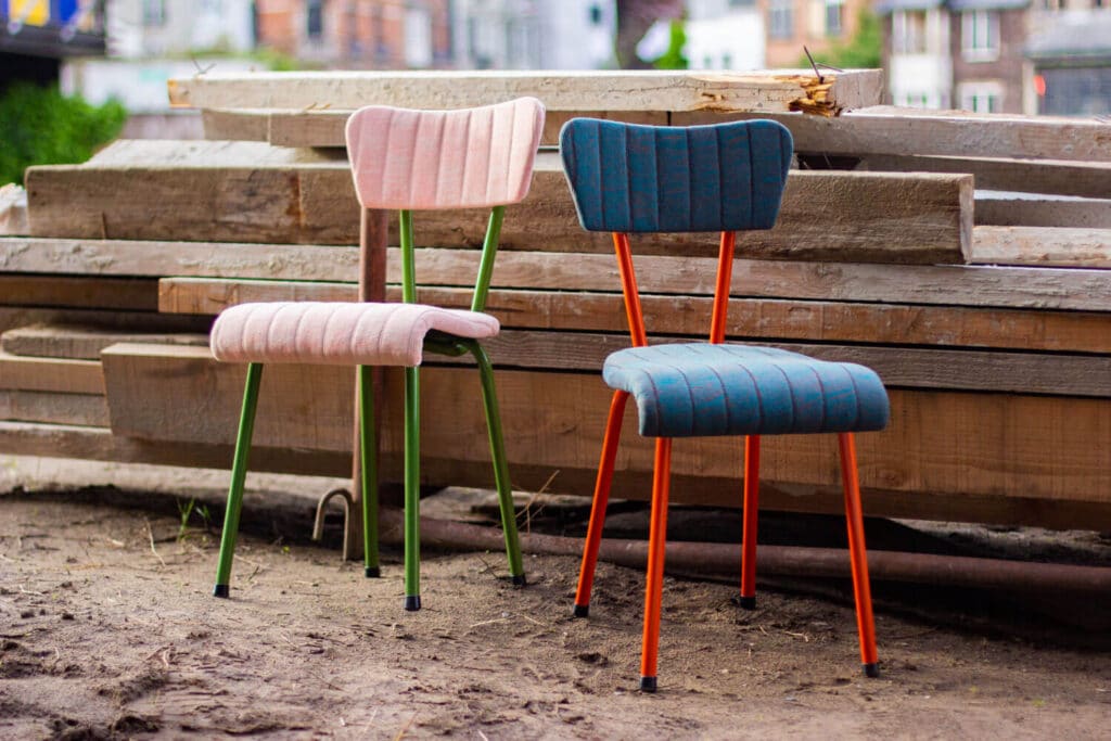 Multiple Choice seating - Project by Textile Designer Veerle Tytgat, in collaboration with 'Onbetaalbaar'